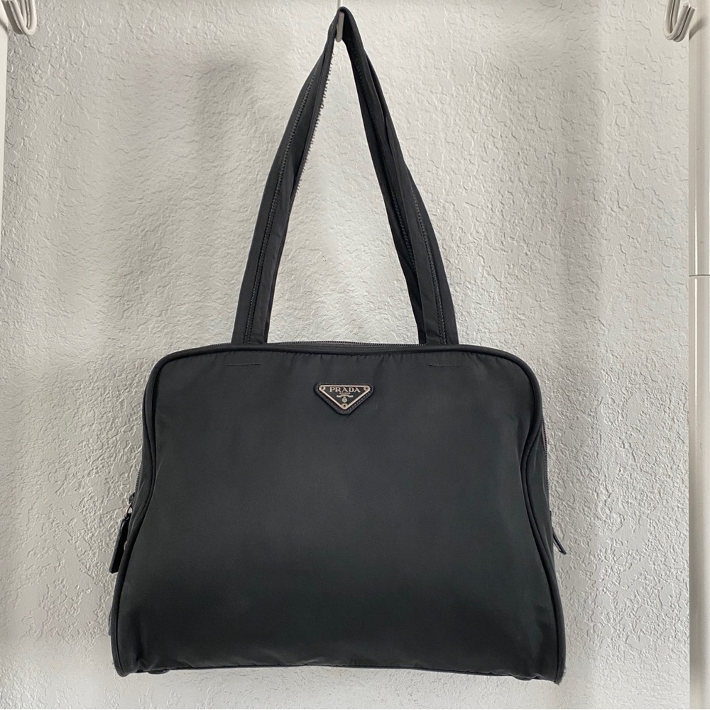 Prada black nylon bag